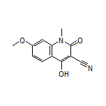 4-Hydroxy-7-methoxy-1-methyl-2-oxo-1,2-dihydroquinoline-3-carbonitrile