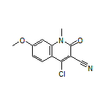 4-Chloro-7-methoxy-1-methyl-2-oxo-1,2-dihydroquinoline-3-carbonitrile