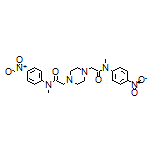 2,2’-(Piperazine-1,4-diyl)bis[N-methyl-N-(4-nitrophenyl)acetamide]