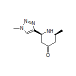 (2S,6S)-2-Methyl-6-(1-methyl-1H-1,2,3-triazol-4-yl)piperidin-4-one