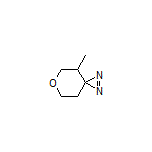 4-Methyl-6-oxa-1,2-diazaspiro[2.5]oct-1-ene