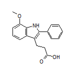 3-(7-Methoxy-2-phenyl-3-indolyl)propanoic Acid