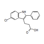 3-(5-Chloro-2-phenyl-3-indolyl)propanoic Acid