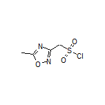 (5-Methyl-1,2,4-oxadiazol-3-yl)methanesulfonyl Chloride