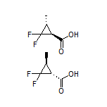 trans-2,2-Difluoro-3-methylcyclopropanecarboxylic Acid