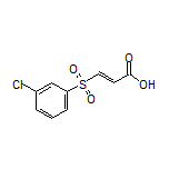 (E)-3-[(3-Chlorophenyl)sulfonyl]acrylic Acid