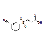 (E)-3-[(3-Cyanophenyl)sulfonyl]acrylic Acid