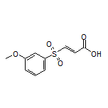 (E)-3-[(3-Methoxyphenyl)sulfonyl]acrylic Acid