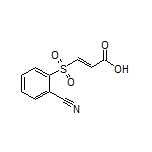 (E)-3-[(2-Cyanophenyl)sulfonyl]acrylic Acid