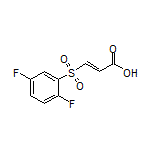 (E)-3-[(2,5-Difluorophenyl)sulfonyl]acrylic Acid