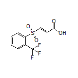 (E)-3-[[2-(Trifluoromethyl)phenyl]sulfonyl]acrylic Acid