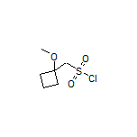 (1-Methoxycyclobutyl)methanesulfonyl Chloride