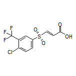 (E)-3-[[4-Chloro-3-(trifluoromethyl)phenyl]sulfonyl]acrylic Acid