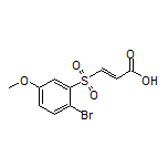 (E)-3-[(2-Bromo-5-methoxyphenyl)sulfonyl]acrylic Acid