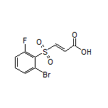 (E)-3-[(2-Bromo-6-fluorophenyl)sulfonyl]acrylic Acid