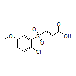 (E)-3-[(2-Chloro-5-methoxyphenyl)sulfonyl]acrylic Acid