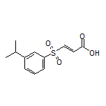 (E)-3-[(3-Isopropylphenyl)sulfonyl]acrylic Acid