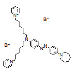 (E)-1,1’-[[[4-[[4-(Azepan-1-yl)phenyl]diazenyl]phenyl]azanediyl]bis(hexane-6,1-diyl)]bis(pyridin-1-ium) Bromide