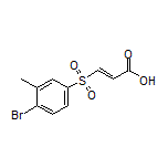 (E)-3-[(4-Bromo-3-methylphenyl)sulfonyl]acrylic Acid