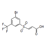 (E)-3-[[3-Bromo-5-(trifluoromethyl)phenyl]sulfonyl]acrylic Acid