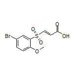 (E)-3-[(5-Bromo-2-methoxyphenyl)sulfonyl]acrylic Acid