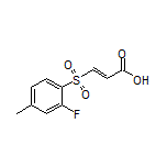 (E)-3-[(2-Fluoro-4-methylphenyl)sulfonyl]acrylic Acid