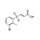 (E)-3-[(3-Bromo-2-methylphenyl)sulfonyl]acrylic Acid