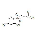 (E)-3-[(4-Bromo-2-chlorophenyl)sulfonyl]acrylic Acid