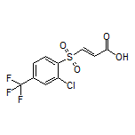 (E)-3-[[2-Chloro-4-(trifluoromethyl)phenyl]sulfonyl]acrylic Acid