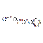 N-[3-[[2-(4-Amino-1,2,5-oxadiazol-3-yl)-1-ethyl-1H-imidazo[4,5-c]pyridin-6-yl]oxy]phenyl]-4-(2-morpholinoethoxy)benzamide