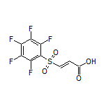 (E)-3-[(Perfluorophenyl)sulfonyl]acrylic Acid