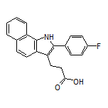 3-[2-(4-Fluorophenyl)-1H-benzo[g]indol-3-yl]propanoic Acid