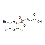 (E)-3-[(5-Bromo-4-fluoro-2-methylphenyl)sulfonyl]acrylic Acid