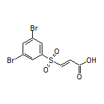 (E)-3-[(3,5-Dibromophenyl)sulfonyl]acrylic Acid