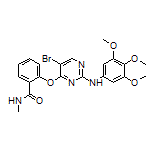 2-[[5-Bromo-2-[(3,4,5-trimethoxyphenyl)amino]-4-pyrimidinyl]oxy]-N-methylbenzamide