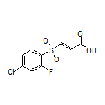 (E)-3-[(4-Chloro-2-fluorophenyl)sulfonyl]acrylic Acid