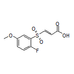 (E)-3-[(2-Fluoro-5-methoxyphenyl)sulfonyl]acrylic Acid