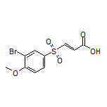 (E)-3-[(3-Bromo-4-methoxyphenyl)sulfonyl]acrylic Acid