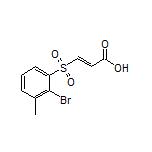 (E)-3-[(2-Bromo-3-methylphenyl)sulfonyl]acrylic Acid