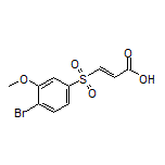 (E)-3-[(4-Bromo-3-methoxyphenyl)sulfonyl]acrylic Acid