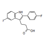 3-[2-(4-Fluorophenyl)-5-iodo-3-indolyl]propanoic Acid