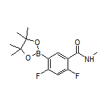 2,4-Difluoro-5-(methylcarbamoyl)phenylboronic Acid Pinacol Ester