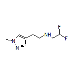 2,2-Difluoro-N-[2-(1-methyl-4-pyrazolyl)ethyl]ethanamine