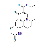 Ethyl 8-Acetamido-9-fluoro-5-methyl-1-oxo-1,5,6,7-tetrahydropyrido[3,2,1-ij]quinoline-2-carboxylate