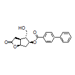 4-(Hydroxymethyl)-2-oxohexahydro-2H-cyclopenta[b]furan-5-yl (3aS,4R,5S,6aR)-[1,1’-Biphenyl]-4-carboxylate