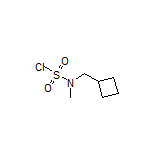 (Cyclobutylmethyl)(methyl)sulfamoyl Chloride