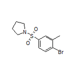 1-[(4-Bromo-3-methylphenyl)sulfonyl]pyrrolidine