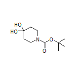 1-Boc-4,4-dihydroxypiperidine