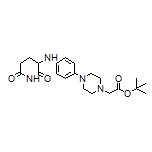 tert-Butyl 2-[4-[4-[(2,6-Dioxo-3-piperidyl)amino]phenyl]-1-piperazinyl]acetate