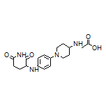 2-[[1-[4-[(2,6-Dioxo-3-piperidyl)amino]phenyl]-4-piperidyl]amino]acetic Acid